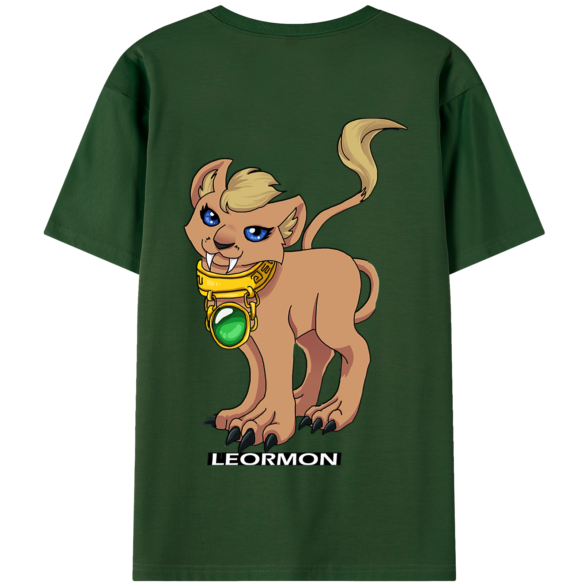 （画像用） Digimon デジタルモンスター/デジモン 綿100％半袖Tシャツ（背面プリント）